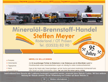 Tablet Screenshot of meyer-brennstoffe.de